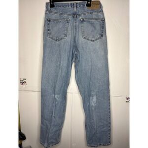 Eddie Bauer Mens Light Wash Straight Leg‎ Denim Jeans 32x30 Vintage Outdoor blem